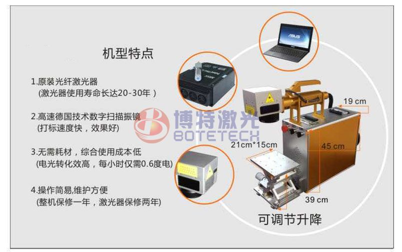 手持式激光打標(biāo)機