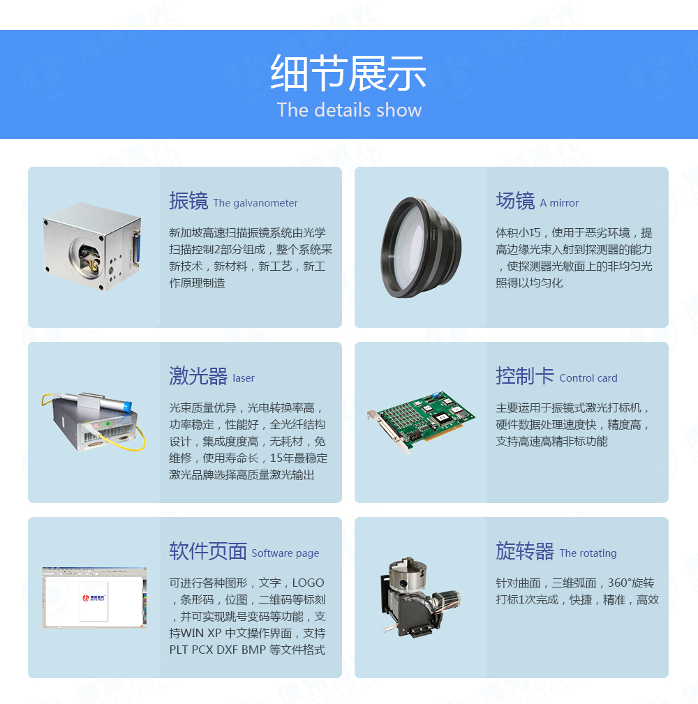 光纖激光打標(biāo)機(jī)配置